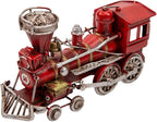 Berfutall-11'' Iron Classic Red Truck Pick-up Model Collectible Vehicle Decoration, Metal Truck Christmas Decor ，Unique Blend of Vintage, Rustic, Farmhouse Truck Decor for Table Top Decor. (D Small)