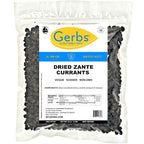 Gerbs Dried Zante Currants 2 lbs. | Unsulfured, No Artificial Additives, Resealable Bag | Naturally Bold & Tart Flavor | Top 14 Allergen-Free