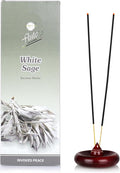 Flute White Sage Incense Sticks | Total 120 Sticks | 9" Inch Agarbatti Sticks with 40 Mins Burning time | 20 Sticks/Pack