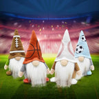 Little Football Soccer Gnomes Plush Ornaments Cute Swedish Tomte Nisse Dwarf Gnome Doll Sports Game Fans Gifts Tiered Tray Home Decoration