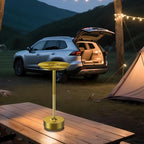 2-Pack Cordless Table Lamps Rechargeable - 5000mAh Battery Operated LED Table Light with Touch Stepless Dimming & 3 Color Modes - Portable Gold Metal Outdoor Lamps for Patio, Restaurant, Dining