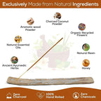 Satya Myrrh Incense Sticks, Satya 15gmx12 Pack with Raajsee Incense Holder Bundle, Satya Nagchampa Natural Incense