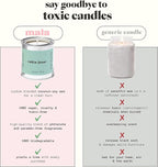 MALA Cabin Fever Cypress Evergreen & Moss Candle for Home – Forest‑Inspired Aromatherapy – Vegan Soy – 45 Hour Clean Burn – Organic Non‑Toxic Candles – Cozy Room Decor – 6.8 oz
