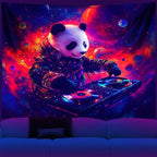 NYZE Astronaut Space Tapestry for Bedroom, Glow in the Dark Room Decor Wall Tapestries, Cool Galaxy Planet Wall Hanging, Wall Hanging for Men Guys Gamer Room Dorm Living Room 79in×591in