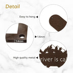 SIGNLEADER Metal Wall Art Decor - Kayak with Paddles Sport Minimalist Modern Abstract Wall Sculpture Hanging Home Decoration for Living Room, Bedroom, Bathroom, Kitchen, Studio, Outdoor - 24" Bronze