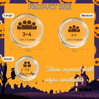 Customizable Halloween Crystal Ball Engravable Photo Text Personalized Luminous Snow Globe Suitable for Halloween Party Decorations to Create A Spooky Atmosphere