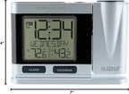 La Crosse Technology Atomic Projection Alarm Clock with Temperature and Sensor Protection Shield