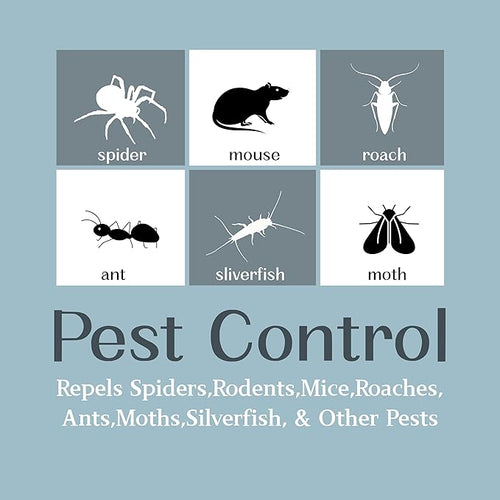 12 Pack Silverfish Repellent Balls Indoor,Long-Lasting Indoor Insect & Rodent Repellent for Spider, Ant, Cockroach, Mouse, Silverfish - Natural, Safe for Pets & Kids, Powerful Peppermint Oil Infused