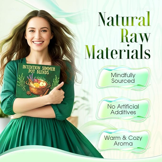 Intention Simmer Pot Blends, Simmer Pot for Stove Potpourri, Reiki-Infused Energy Home Fragrance energetically Charged & Manifestation, for Holiday, Meditation & Ritual Spaces (All)