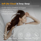 Ivellow White Goose Feather Pillows Queen Size Set of 2 Hotel Down Bed Pillows for Sleeping Soft 600TC 100% Cotton Cover Medium Firm Cloud Soft Breathable Fluffy Pillow for Back Side Stomach Sleepers