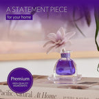 AGRARIA PetiteEssence Flower and Reed Diffuser Set, Hand Crafted Sola Flower Botanical Home Fragrance Set, Scented Oil Gift for All Occasions