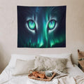 VUMIVI Cat Eye Galaxy Tapestry Mystical Northern Lights Starry Sky Abstract Aurora Art Magical Fantasy Decor Tapestry Wall Hanging for Living Room Bedroom Dorm Classroom Aesthetic Decor W60xL50in