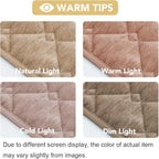 H.VERSAILTEX Couch Cover Chenille Pet Fuzzy Sofa Covers for 2 Cushion Couch Anti Slip Washable Sofa Slipcovers with Strap Soft Couch Protector Cover for Dogs Cats Kids(36" x 63",Khaki)