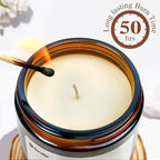 Gifts for Mom from Daughter or Son, Christmas Birthday Mothers Day Candles Gifts for Mom, Lavender Eucalyptus Aromatherapy Candle for Women Help with Stress Relief, 50 Hour Burn Time, 9 oz