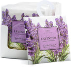 12 Pack Large Lavender Scented Sachets – Hanging Closet & Drawer Deodorizer & Air Freshener, Long-Lasting Aroma