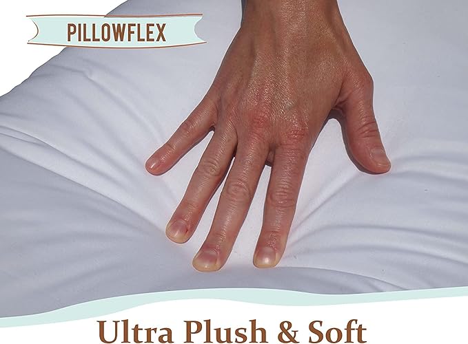 Pillowflex Premium Polyester Throw Pillow Insert - 26x26 - Ultra Soft Square Throw Pillow, Couch Sham, Lumbar, Back, Sofa - Machine Washable - Decorative Accent Form - 1 Soft Pillow