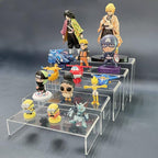 10 PCS acrylic display stand, Acrylic Display Risers, 5 Sizes Clear Product Stand, Jewelry Display Riser Shelf Showcase Fixtures For Collectibles Display, Toy Figure Display