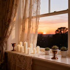 12 Pcs Ivory Pillar Candles Bulk Set, 3 Different Lengths 3 x 3/6/8 Inch (4 Each), Dripless Unscented Smokeless,Hurricane Candles,Gives You a Better Atmosphere When Organizing an Event Party.