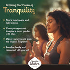 Ritual - Tranquility Incense Sticks, Creates a Serene Atmosphere, 6 Sticks, 9 Inches Each, Natural Incense with Aromatic Concentrated Oil, Charcoal, Natural Binder & Salt - 1 Hour Burn Time