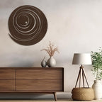 SIGNLEADER Metal Wall Art Decor Color Block Circles Minimalist Modern Abstract Wall Sculpture Hangings Home Decoration for Living Room, Bedroom, Bathroom, Kitchen, Outdoor - 30" Bronze
