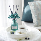 Reed Diffuser Set –Scented Diffuser with Sticks Home Fragrance Diffusers for Home Reed Diffuser for Bathroom Shelf Decor (4.06oz Bellflower)