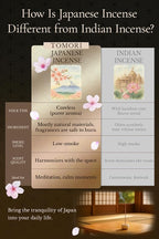 Agarwood Premium Japanese Incense Sticks 60sticks Coreless Low Smoke Natural Charcoal Free Non Toxic Temple Kyoto Aroma Aromatherapy Meditation Calming Stress Relief Relaxation Yoga Zen TOMORI