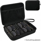 Adjustable 4/7 Slot Eyeglasses Holder Storage Box Portable Sunglasses Organizer Case Sunglass Storage Holder(Small)