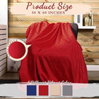 24 Packs Fleece Throw Blanket Soft Warm Lightweight Fleece Blanket Cozy Throw Bulk for Bed Couch Sofa Home Office Wedding Gifts Suitable for Seasons, 50 x 60 Inches(Morden Color)