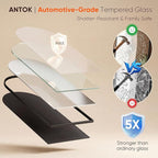 Antok Full Length Mirror, 71"x32" Floor Mirror, Arched Floor Standing Freestanding Arch Full Body Mirrors with Stand for Bedroom, Hanging Mounted for Living Room Cloakroom,Black