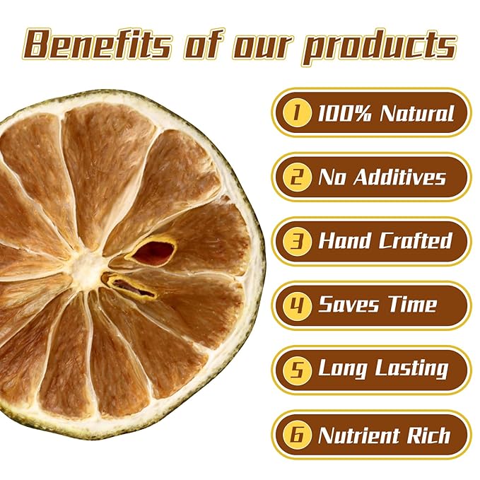 iGAOZM Dried Lime Slices,12.34OZ/350g,No Additives,Natural Dehydrated Lime Slices,Wheels Chips for Decoration, Cocktails, Water, Tea, Desserts, Garlands, Baking