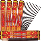 Dragons Blood Incense Sticks and Incense Stick Holder Bundle Insence Insense Hem Incense Sticks