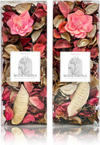 Spring Potpourri,Rose Scented Potpourri Bowl Filler, Valentine's Day Decorative Dried Flower, Pink Bathroom Vase Decor(10.5 oz/2 Packs)