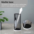 Large Capacity Umbrella Stand Rack Commercial,Large Capacity Metal Upright Umbrella Storage Cylinder,Metal Standing Umbrellas Holder(Black)