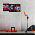 Novatique Cool Gaming Wall Art Graffiti Wall Art for Bedroom Colorful Video Game Wall Decor Gamepad Headphones Canvas Print for Teenager Room,12" x 16" x 3Pcs