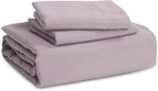 Bedsure Dusty Purple Duvet Cover Twin/Twin XL Size - 2 Pieces Prewashed Cotton-Like Extra Soft Bedding Set, Includes 1 Twin Duvet Cover 68x90 Inches with Zipper Closure & 1 Pillow Sham, No Comforter