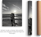 Custom Canvas Poster from Photo (24x36, Unframed) - Personalized Wall Art Prints - Turn Your Pictures into High Definition Posters - Customized Decoration for Living Room, Bedroom & Wedding Gifts