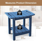 HIPS Shower Benches for Inside Shower, Shower Stool with Space-Efficient Storage Shelf, Waterproof Shower Chair Seat for Spa Bathroom(Navy Blue)
