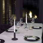 BOLSIUS White Taper Candles - Bulk Case of 4 Packs = Total 120 Candles - 8 Hours - Premium European Quality - Consistent Smokeless Flame - Unscented Dripless Candlesticks