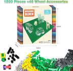Lekebaby Classic 1546 Pieces Building Bricks Kit Basic Brick Set for Kids Creative Play, Compatible with All Major Brands,Educational Toy for Boys Girls 6 Years Old and Up