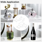 6 Pcs 3 Sizes Buffet Risers, Acrylic Display Riser Boxes,5 Sided with Hollow Bottoms Transparent Acrylic Cube Display Nesting Risers, Food Risers for Buffet Table, Large Medium Small Clear Display Stand