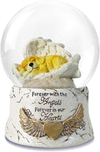 Angel Dog Music Snow Globe, Christmas Indoor Decor, Golden Retriever Lost Pet Memorial Gift, Dog Passing Away Gifts, Ideas, Dog Lover idea.