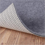 Non Slip Rug Pad Grippers - 2x4 Ft, 1/8" Thick, (Felt + Rubber) Double Layers Area Carpet Mat Tap, Provides Protection and Cushioning for Hardwood or Tile Floors