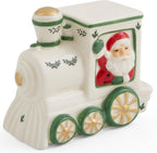 Spode Christmas Tree Miniature Village Figural Decoration, Snowy Christmas Village Set, Décor - Festive Decorations for Indoor Display, Collectible Figurines & Holiday Table Accents (Train)