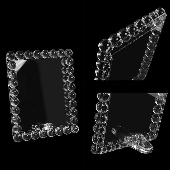 Crystal 8x10Inch Picture Frame, Wedding Frame Tabletop Display, Display Pictures 8''x 10'', Comes with Gift Box
