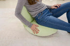 PaletteLife Melon Pan Shape Floorchair, Cookie Crust Bun, Comfy Lazy Sofa Cushion, Floor Pillow Floor Cushion, for Office Dorm Bedroom Décor