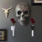 2 Pieces Wall Sculptures, Hands Vase Home Decor, Wall Mount Art Sculpture, Unique Wall Art Statue, Funky Flower Vase Decorations, Modern Eclectic Hanging Decor,Hands Statue (Black&White)