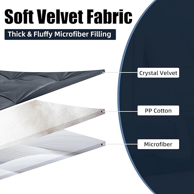 HOMBYS Floor Lounger Pillow Foldable and Tufted Design Long Floor Cushion for Yoga, Reading, Sleeping, Meditation, Elastic Band for Roll Up and Easy Storage, Machine Washable, Dark Grey, 74"x27"