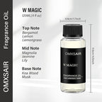 Hotel Diffuser Oil & Home Luxury Scents - W Magic Diffuser Oil 120ml - Inspired by W Hotel Citrus Bergamot,Jasmine - Aromatherapy Scent Diffuser Oil- Fragrance Essential Oils Blend for Diffuser