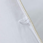 Egyptian Cotton Luxurious All-Season California King Size Goose Down Comforter Duvet Insert, Premium White Solid Plain Design, 1200 Thread Count 100% Egyptian Cotton, 750+ Fill Power,90oz Fill Weight