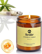 Aromatherapy Candles, Scented Candles, 7 OZ Lemongrass Citronella Candles, Stress Relief and Relax for Home & Bedroom Gift for Women Birthday Christmas, Soy Wax Candle